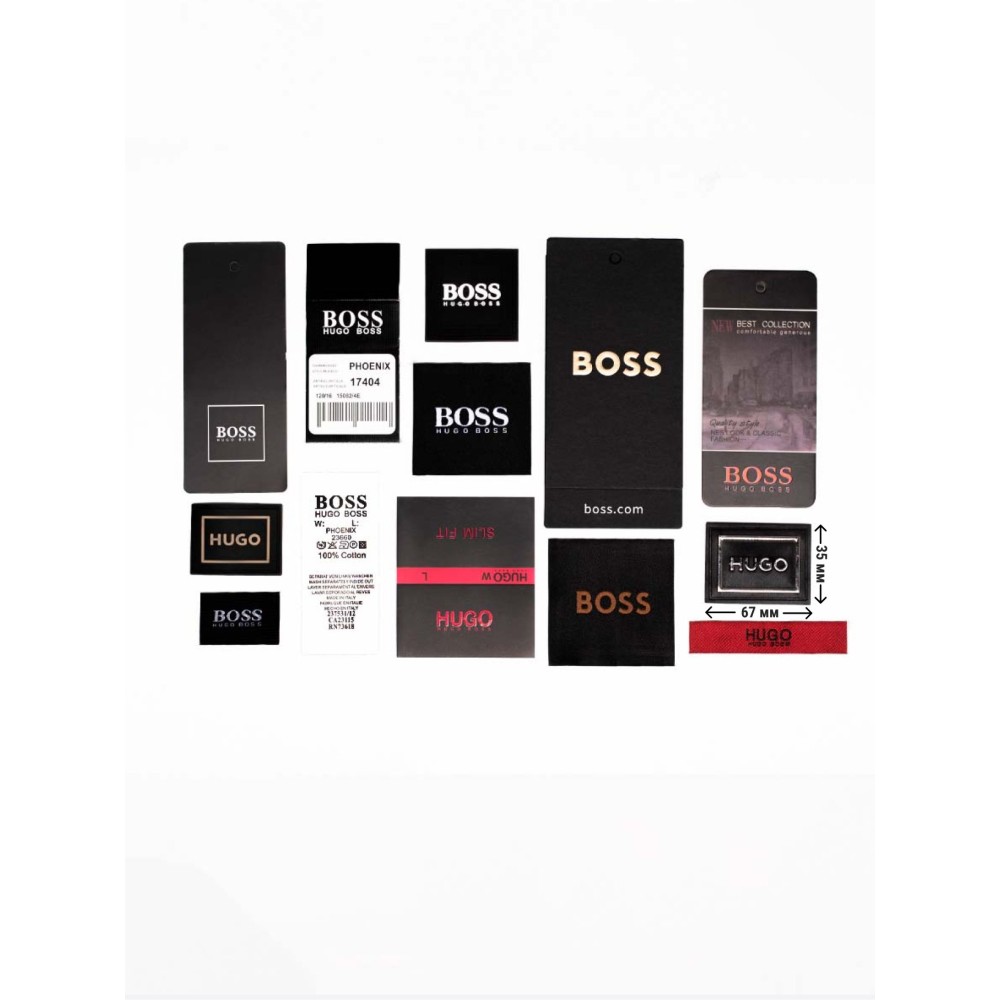 Комплект бирок Hugo Boss цвет Черный арт. 40275