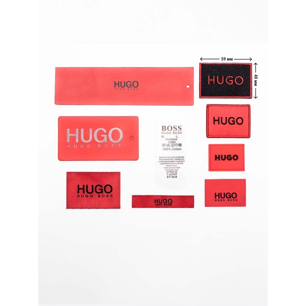 Комплект бирок Hugo Boss цвет Красный арт. 40276