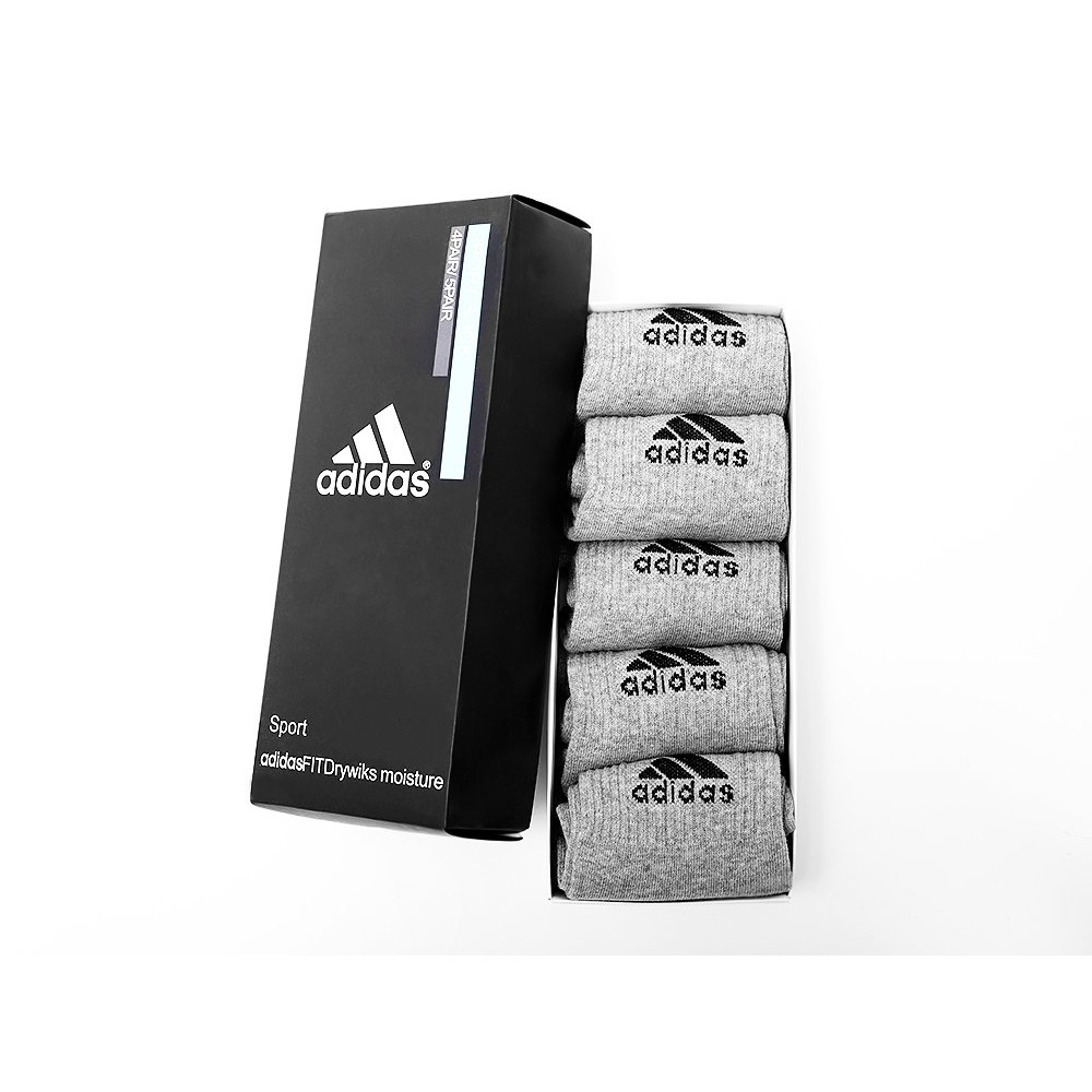 Носки длинные ADIDAS - 5 пар цвет Серый арт. 10494