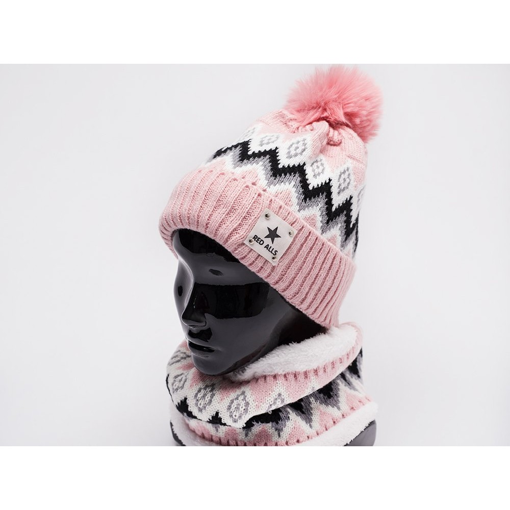 Комплект (шапка,снуд) цвет Розовый арт. 26202