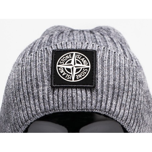 Шапка Stone Island цвет Серый арт. 39747