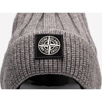 Шапка Stone Island цвет Серый арт. 39756