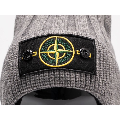 Шапка Stone Island цвет Серый арт. 39770