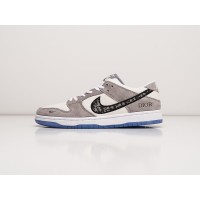 Кроссовки DIOR x NIKE SB Dunk Low цвет Серый арт. 28677