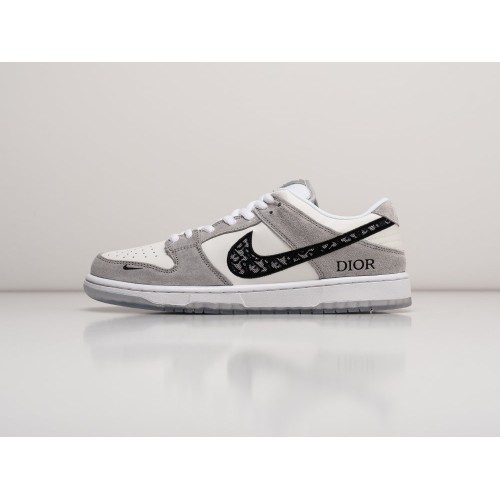 Кроссовки DIOR x NIKE SB Dunk Low цвет Серый арт. 34934