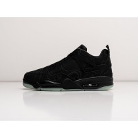 Кроссовки Kaws x NIKE Air JORDAN 4 Retro цвет Черный арт. 33746