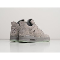 Кроссовки Kaws x NIKE Air JORDAN 4 Retro цвет Серый арт. 8559