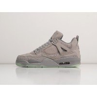 Кроссовки Kaws x NIKE Air JORDAN 4 Retro цвет Серый арт. 8559