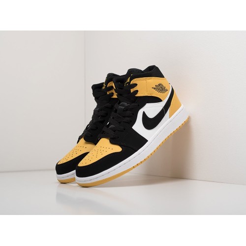 Кроссовки NIKE Air JORDAN 1 Mid цвет Желтый арт. 21733