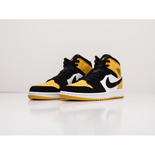 Кроссовки NIKE Air JORDAN 1 Mid цвет Желтый арт. 21733