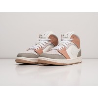 Кроссовки NIKE Air JORDAN 1 Mid цвет Бежевый арт. 22737