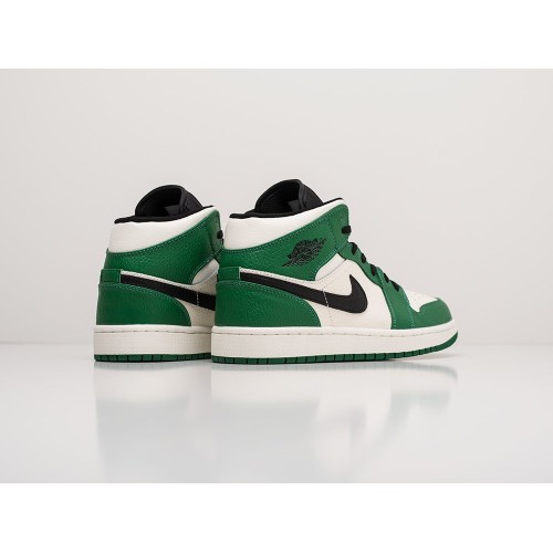 Кроссовки NIKE Air JORDAN 1 Mid цвет Зеленый арт. 23043