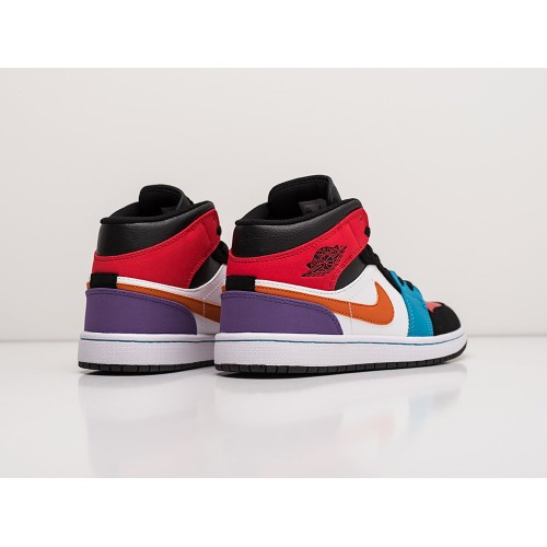 Кроссовки NIKE Air JORDAN 1 Mid цвет Разноцветный арт. 24253