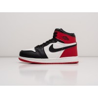 Зимние Кроссовки NIKE Air JORDAN 1 Mid цвет Белый арт. 27186