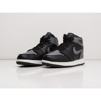 Зимние Кроссовки NIKE Air JORDAN 1 Mid цвет Серый арт. 27187