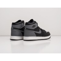 Зимние Кроссовки NIKE Air JORDAN 1 Mid цвет Серый арт. 27187