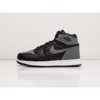 Зимние Кроссовки NIKE Air JORDAN 1 Mid цвет Серый арт. 27187