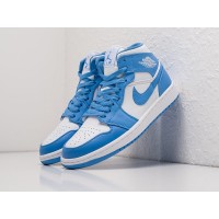 Кроссовки NIKE Air JORDAN 1 Mid цвет Голубой арт. 28109