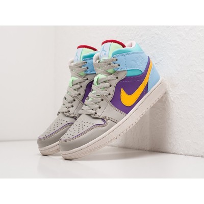 Кроссовки NIKE Air JORDAN 1 Mid цвет Разноцветный арт. 28585