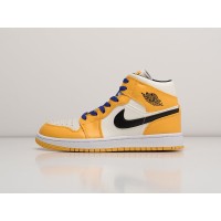 Кроссовки NIKE Air JORDAN 1 Mid цвет Желтый арт. 29080