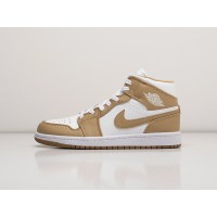 Кроссовки NIKE Air JORDAN 1 Mid цвет Бежевый арт. 29081