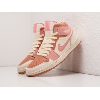 Кроссовки NIKE Air JORDAN 1 Mid цвет Розовый арт. 29943