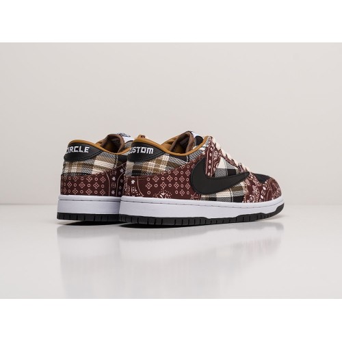 Кроссовки NIKE SB Dunk Low x Travis Scott цвет Бордовый арт. 24651