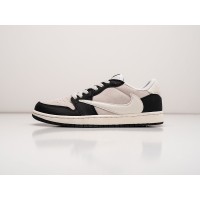 Кроссовки NIKE Air JORDAN 1 Low x Travis Scott цвет Серый арт. 33780