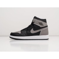 Зимние Кроссовки NIKE Air JORDAN 1 Mid цвет Серый арт. 27658