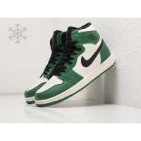 Зимние Кроссовки NIKE Air JORDAN 1 Mid цвет Разноцветный арт. 30680