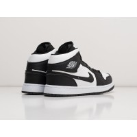 Зимние Кроссовки NIKE Air JORDAN 1 Mid цвет Черный арт. 30972