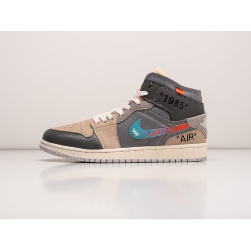 Кроссовки NIKE Air JORDAN 1 Mid x Off-White цвет Белый арт. 37290