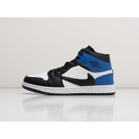 Зимние Кроссовки NIKE Air JORDAN 1 Midx Travis Scott цвет Разноцветный арт. 30968