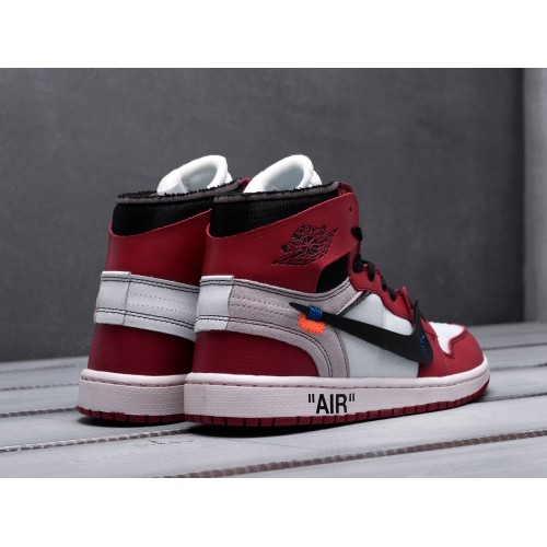 Кроссовки NIKE Air JORDAN 1 Mid x Off-White цвет Разноцветный арт. 11090