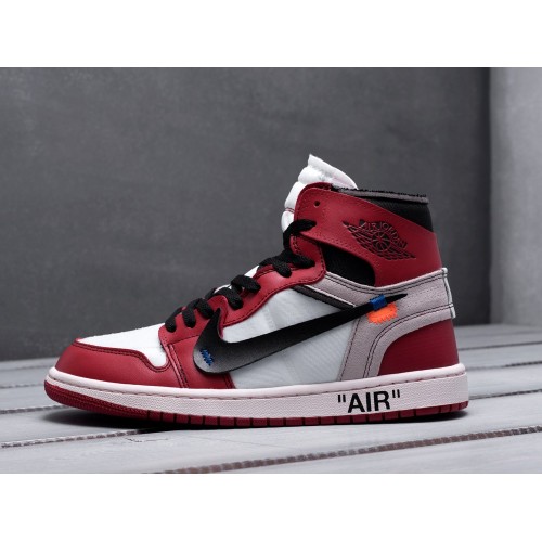 Кроссовки NIKE Air JORDAN 1 Mid x Off-White цвет Разноцветный арт. 11090