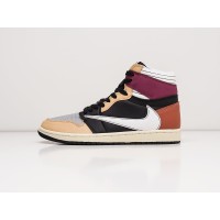 Кроссовки NIKE Air JORDAN 1 Mid x Travis Scott цвет Разноцветный арт. 26926