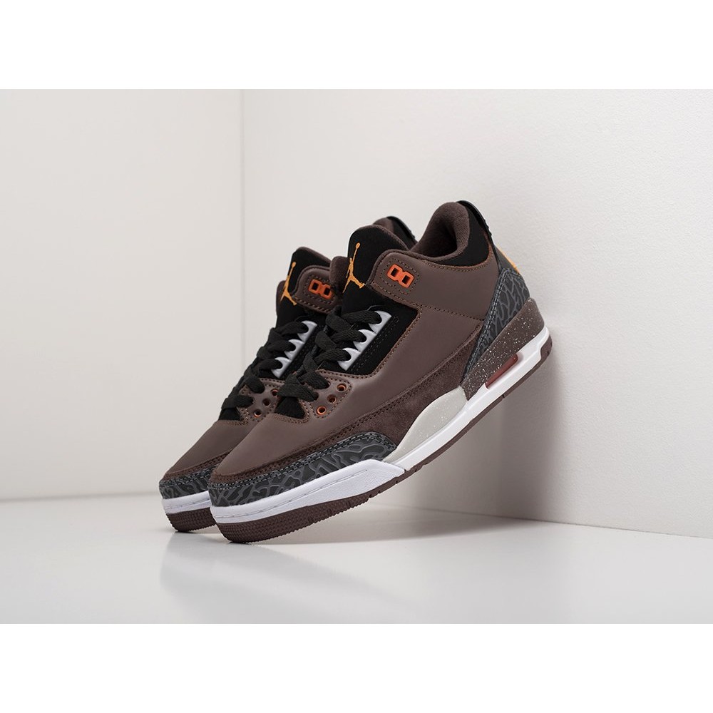 Кроссовки NIKE Air JORDAN 3 цвет Коричневый арт. 21771