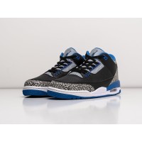 Кроссовки NIKE Air JORDAN 3 цвет Черный арт. 27374