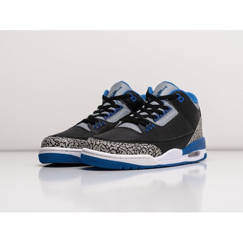 Кроссовки NIKE Air JORDAN 3 цвет Черный арт. 27374