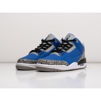 Кроссовки NIKE Air JORDAN 3 цвет Синий арт. 27375