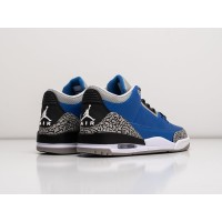 Кроссовки NIKE Air JORDAN 3 цвет Синий арт. 27375