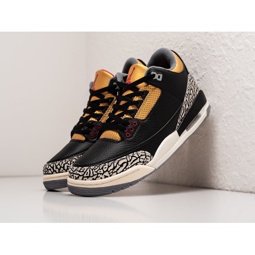 Кроссовки NIKE Air JORDAN 3 цвет Черный арт. 34545