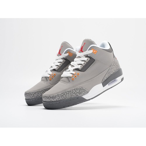 Кроссовки NIKE Air JORDAN 3 цвет Серый арт. 40013