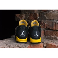 Кроссовки NIKE Air JORDAN 4 Retro цвет Черный арт. 2180