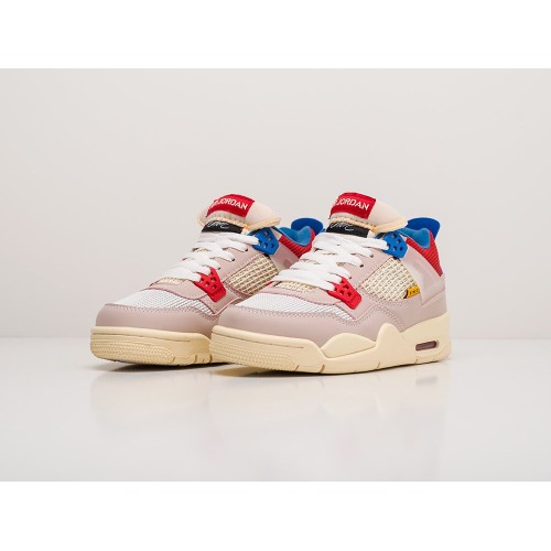 Кроссовки NIKE Air JORDAN 4 Retro цвет Розовый арт. 24276