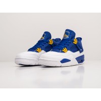 Кроссовки NIKE Air JORDAN 4 Retro цвет Синий арт. 24277