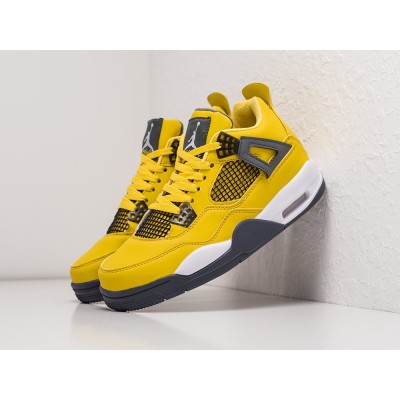 Кроссовки NIKE Air JORDAN 4 Retro цвет Желтый арт. 26801