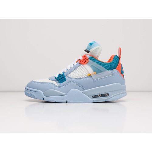 Кроссовки NIKE Air JORDAN 4 Retro цвет Голубой арт. 27308