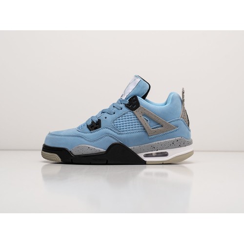 Кроссовки NIKE Air JORDAN 4 Retro цвет Голубой арт. 31239