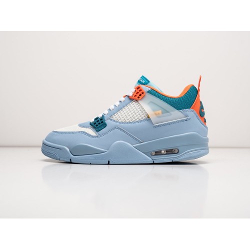 Кроссовки NIKE Air JORDAN 4 Retro цвет Голубой арт. 34326